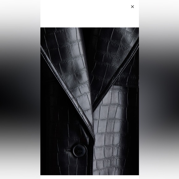 H&M COATED TRENCH COAT - Picture 2 of 5